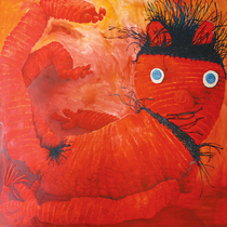 „Fehlerteufel“ Dean Hills 2009, Öl auf Leinwand, 230 x 230 cm